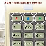 AT&T TRIMLINE 210 Corded Home Phone, No AC Power Required, Improved Easy-Wall-Mount, Lighted Big Button Keypad, 13 SpeedDial Keys, Last Number Redial, Mute, Flash, Volume Control, Beige - Image 4