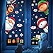 Autocollant De Noël Décoration,Yuson Girl en Verre Fenêtre Autocollant PVC Autocollant Statique Wall Sticker Fenêtre Fleur Santa Claus Snowflake Post
