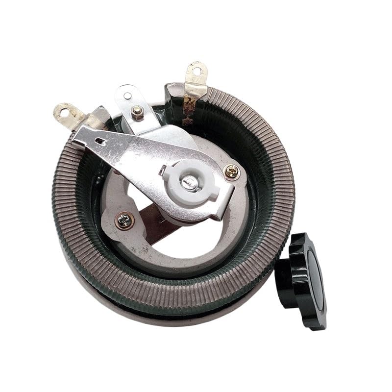 Reóstato BC1 de alta potencia de 500 W, R máx. de 50 ohmios, resistencia de alambre bobinado variable rotativa, forma de disco, resistencia ajustable, reóstato deslizante