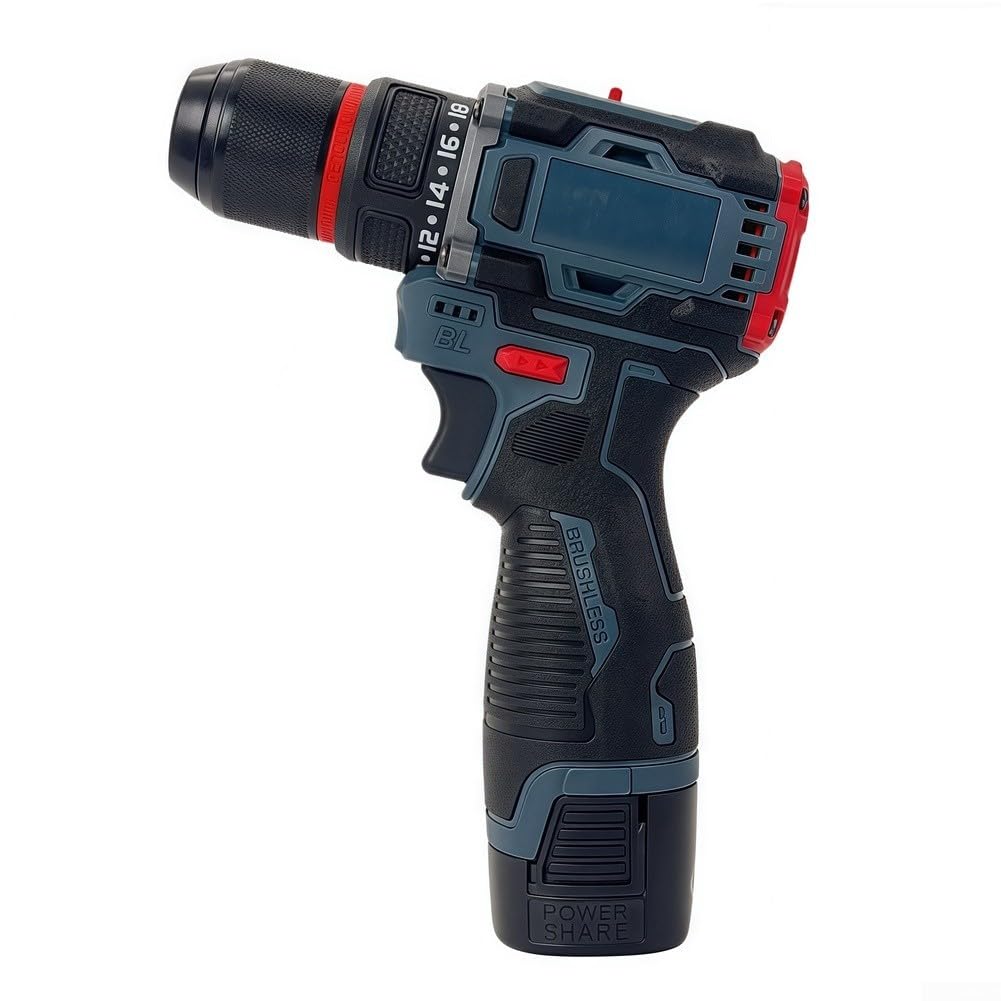 Taladro Percusión Portátil 16.8V para Madera y Plástico