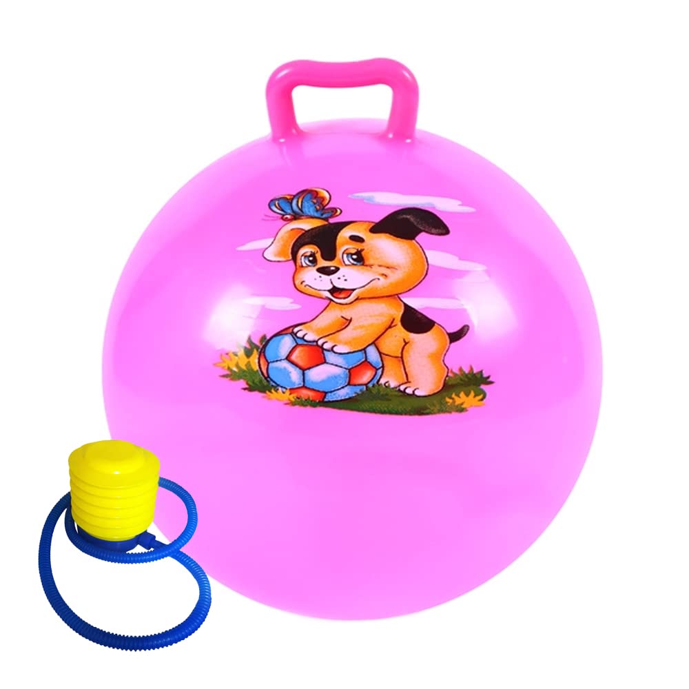 DASNDAS PVC Jumping Hopping Ball, Hopper Ball with Handle, Bouncy Hopping Ball with Christmas Pattern for Kids, Hippity Hop for Fun and Exercise with Pump(Color May Very) (B09NGZ7V5M) Amazon Price History, Amazon Price Tracker