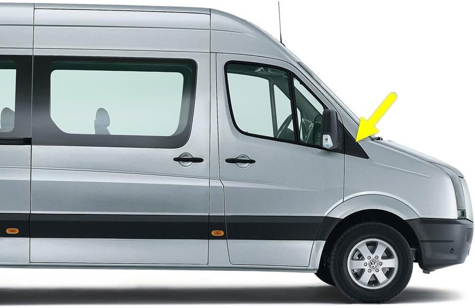 Sağ Dış Dikiz Aynası Ön Kapağı Üçgen 2E0857568 VW Crafter ile uyumlu 2006-2016
