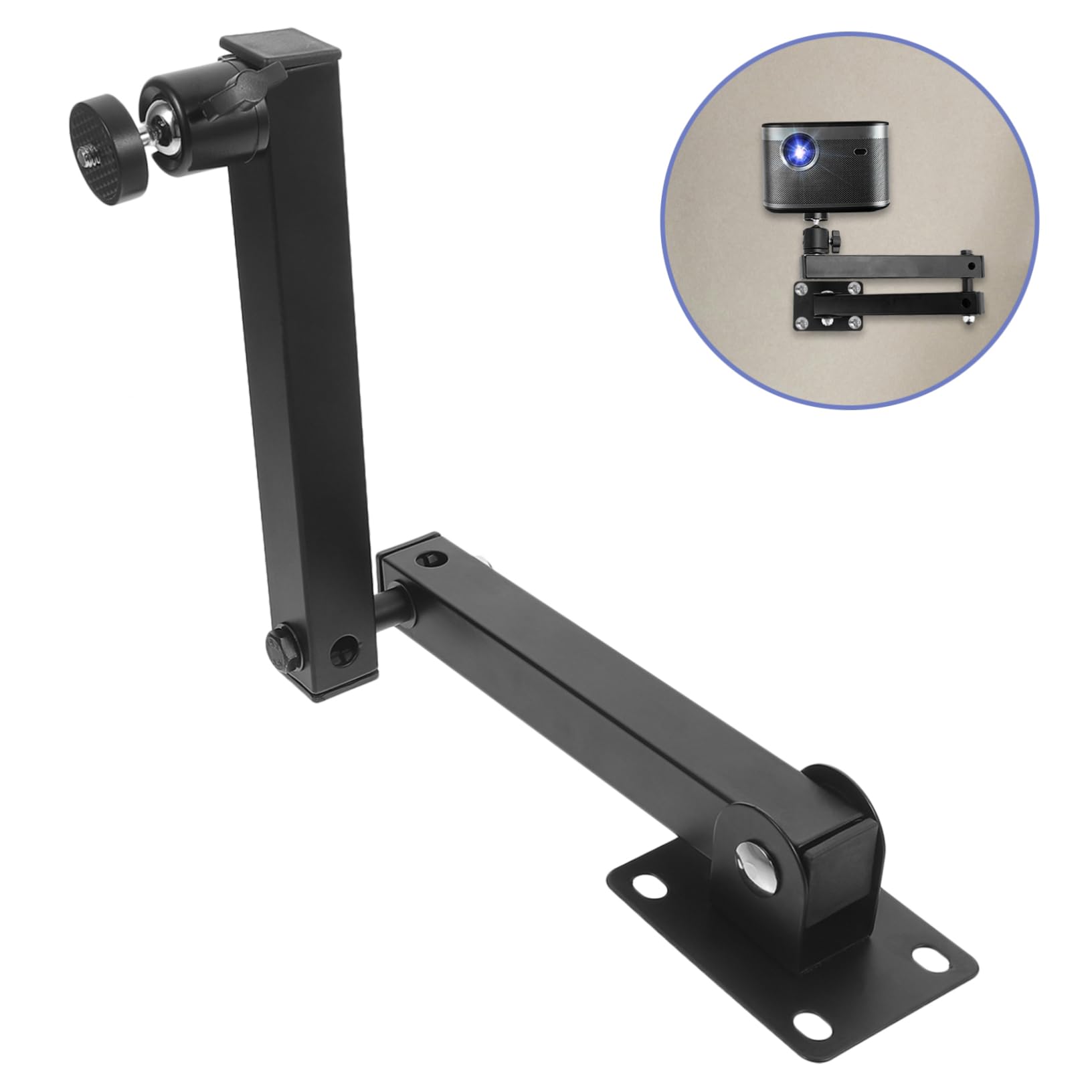 UKCOCO Support Mural pour Routeur WiFi Console Multimédia DVD Et TV Rangement Pratique pour Maison
