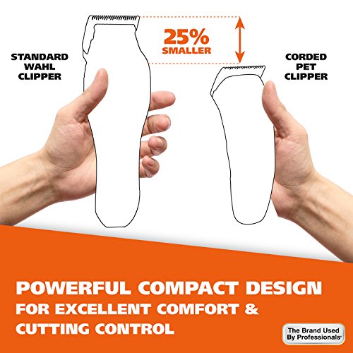 Wahl USA Pro-Grip Pet Grooming Corded Clipper Kit – Clipper for Small to Large Dogs – Electric Dog Clipper for Eyes, Ears, & Paws – Model 9164 Wahl USA Pro-Grip Pet Grooming Corded Clipper Kit – Clipper for Small to Large Dogs – Electric Dog Clipper for Eyes, Ears, & Paws – Model 9164