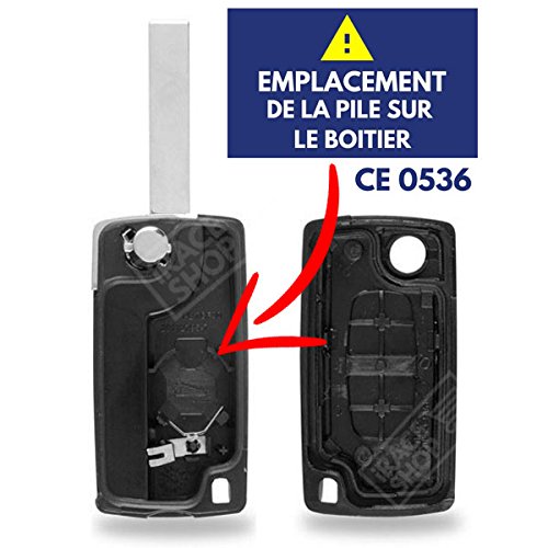 Kit Coque + Boîtier Pour Télécommande De Voiture CITROËN Saxo, Berlingo, Picasso – Remplacement Facile