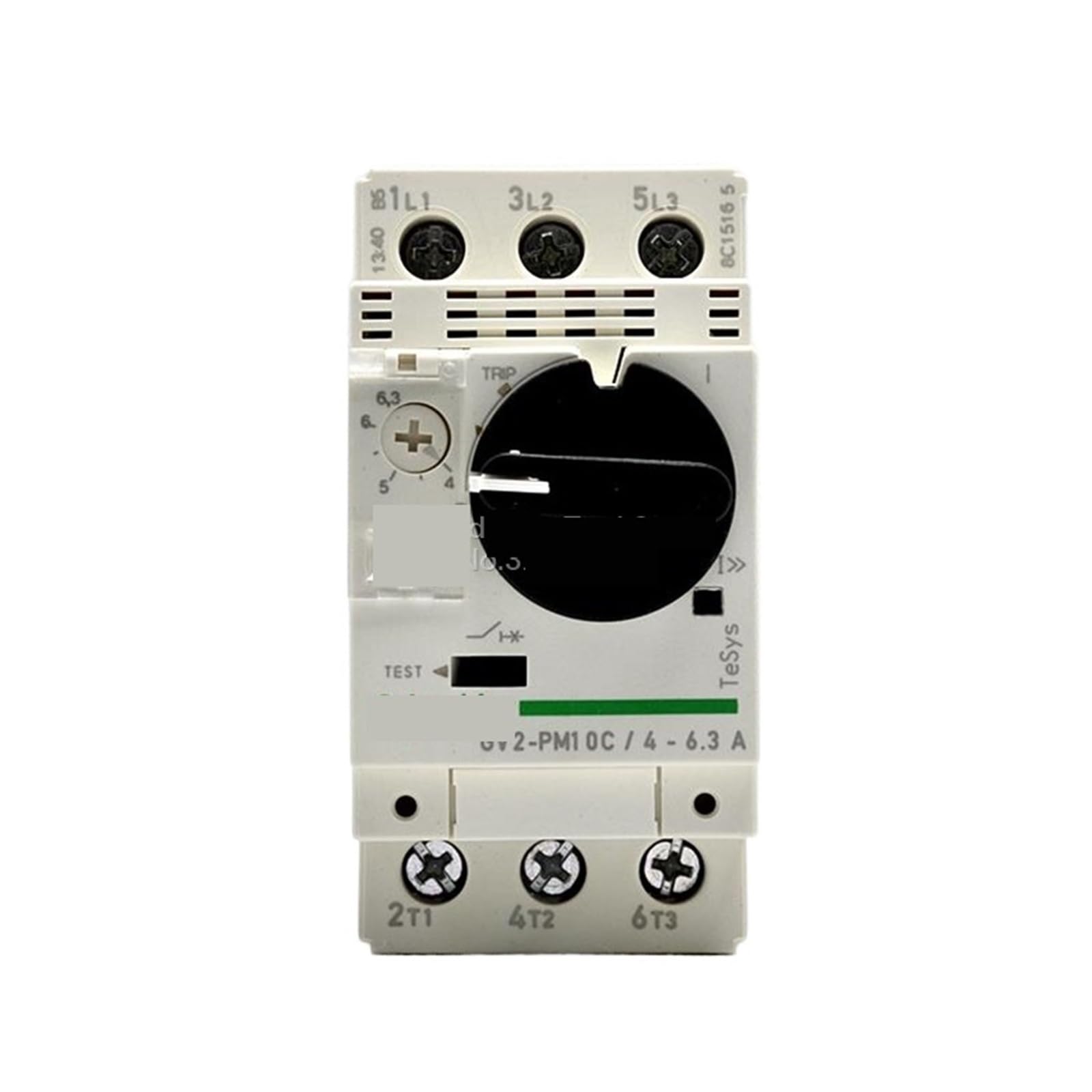 VSPPJYFG TeSys Deca GV2-PM10C Magneto Circuit Breaker Protection GV2PM10C 4-6.3A 3P Knob Type New Black