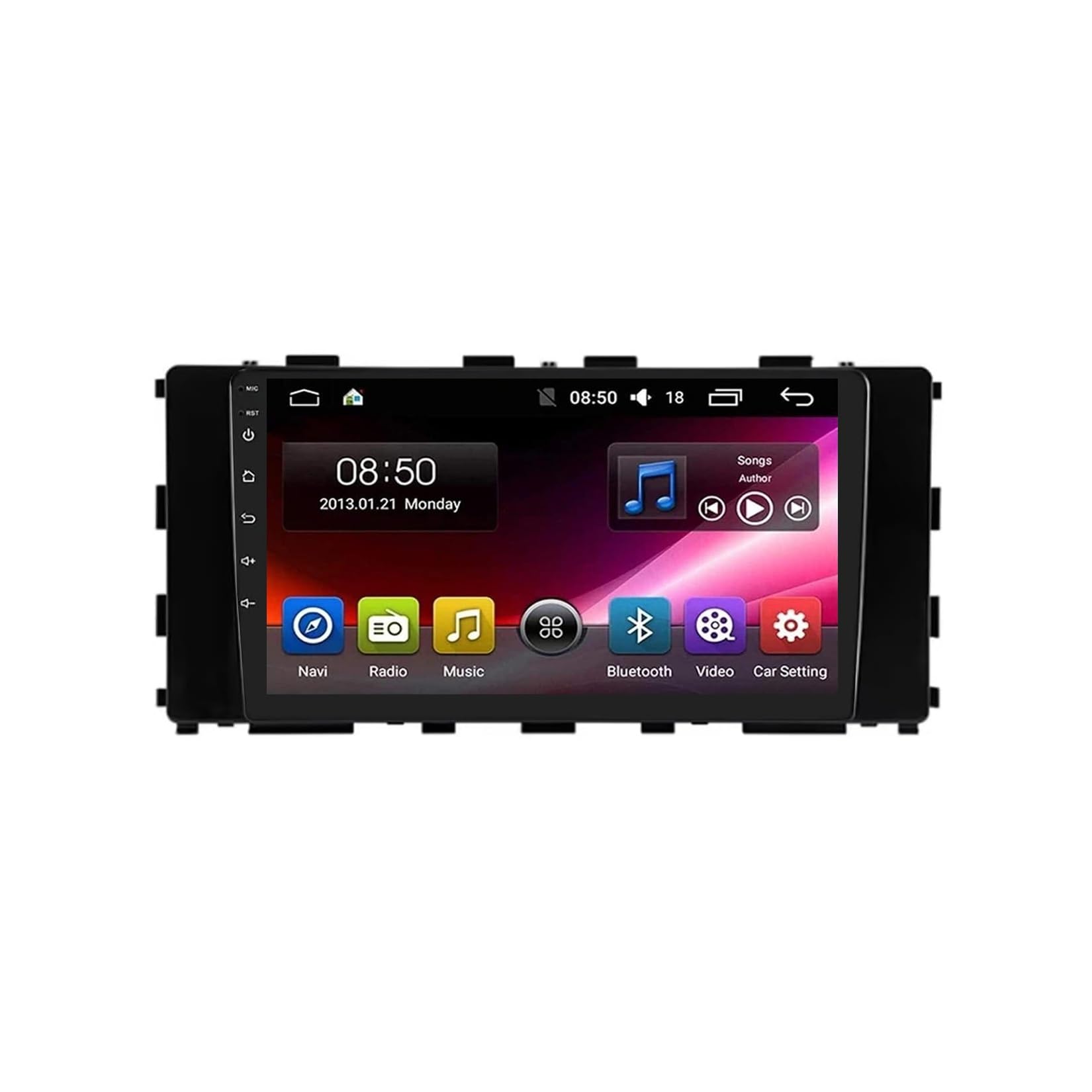 Radio Samochodowe dla Hyundai Stargazer 2022-2023 Z Bluetooth, Fm, Aux, Nawigacją Mapową I Asystentem Głosowym, 4 Rdzeń 4G+64G
