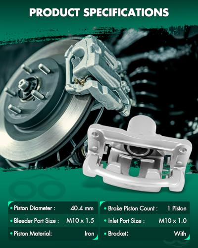 Image of SCITOO - Rear Disc Brake Calipers Assembly w /Bracket For Chevy,For GMC,For Pontiac,For Saturn Models - For Captiva Sport,For Equinox,For Terrain,For Torrent,For Vue 18B5040 18B5041