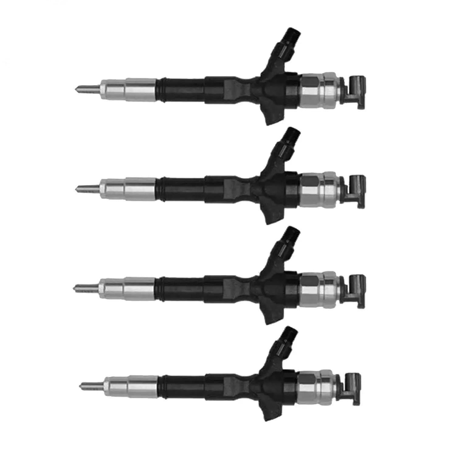 Fuel Injector Nozzle Auto Parts Injectors Compatible for Toyota Hilux 1Kd 2Kd 2.5 D 23670-30400 295050-0460 295050-0461 23670-0L090 2367009350 2367039365 4Pcs Diesel