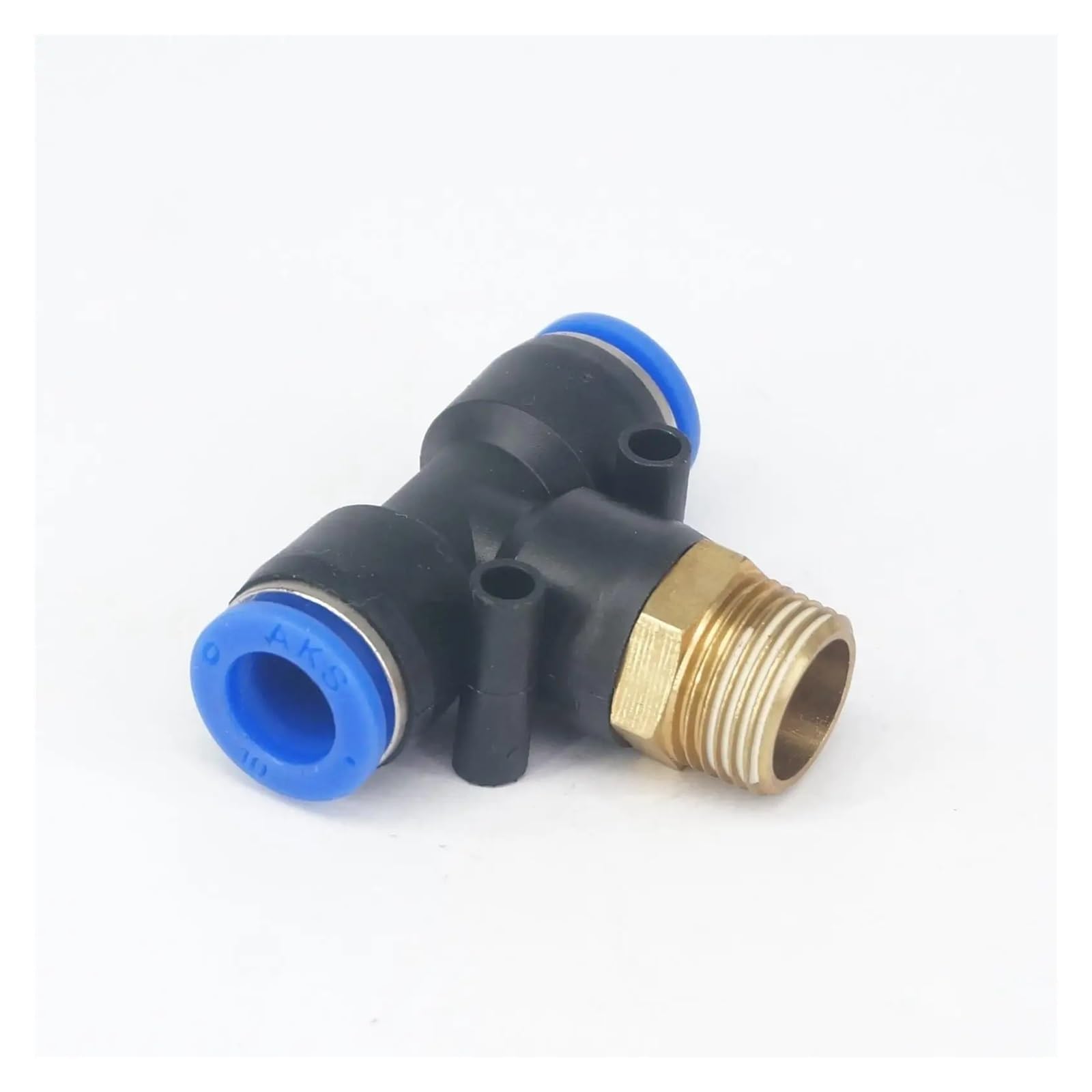 Pneumatyczne szybkozłącze, złączki pneumatyczne 5 szt. 3/8 "męski do rury O/D 10mm pneumatyczny trójnik w kształcie litery T 3-drożny wąż w złączce gazowej szybkozłącza