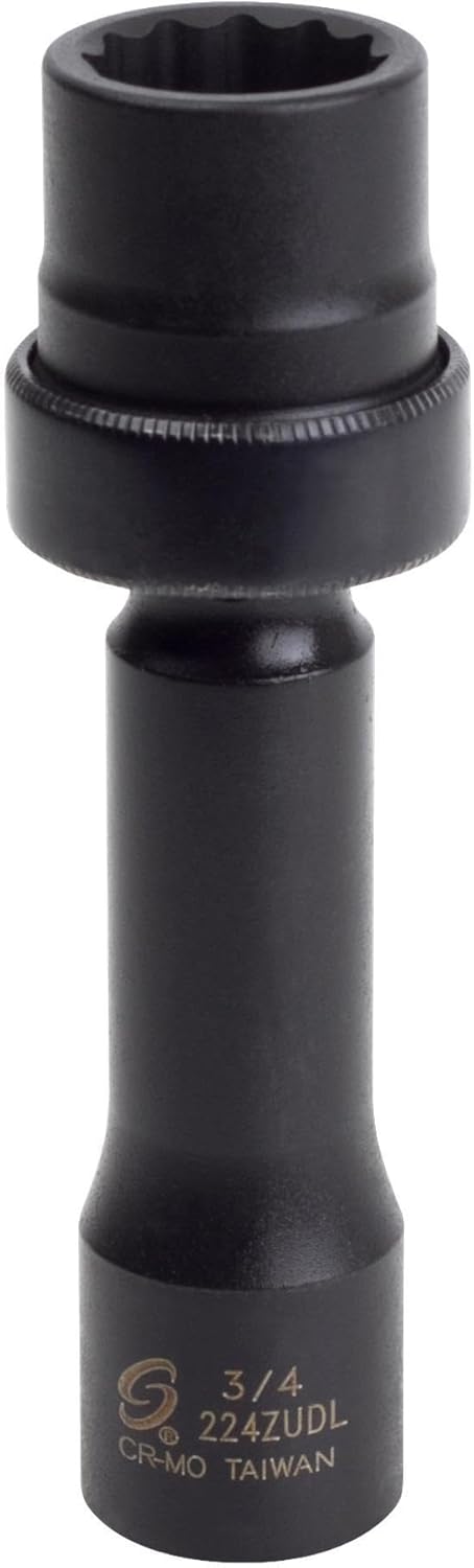 Sunex 224zudl 1/2-Inch Drive 3/4-Inch 12-Point Driveline Socket