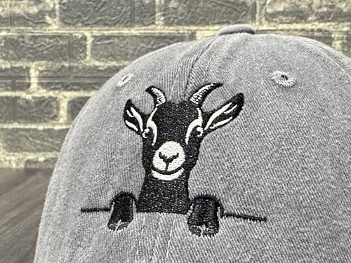 Image of Farm Animal Baseball Cap for Men Women, Goat Donkey Horse Pig Hat | Farm Life Inspiration, Classic Baseball Cap Design, Breathable Cotton Fabric, Secure Adjustable Buckle
