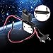 Electric Drill Switch, 7.2 V - 24 V Electric Power Tool, Lithium Battery Cordless Replacement Drill Speed Control Trigger Switch with Small Light Black Plastic and Metal