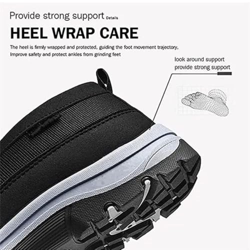 Men's Arch Support Slip-on Canvas Loafers,Shoes for Men Outdoor Hiking Orthopedic Breathable Walking Loafers4