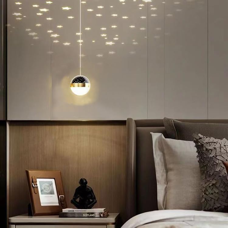 Miniatura 2 de My Precious Candelabro LED moderno, lámpara de iluminación, lámpara colgante minimalista para colgar en la noche, luz de noche colgante ajustable de