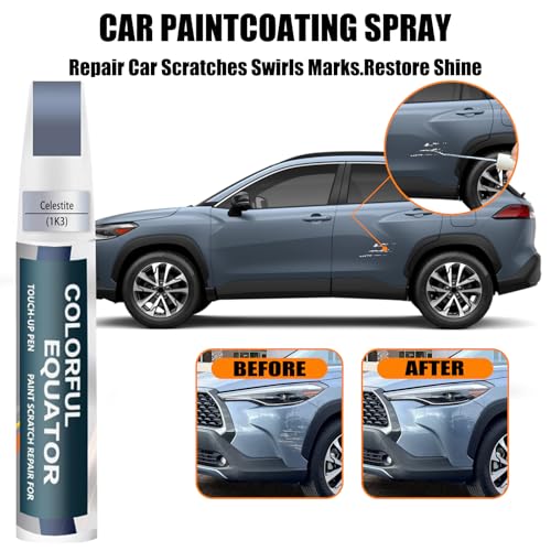 Image of 1K3 Celestite Touch Up Paint for Toyota, Car Paint Pen Scratch Repair Two-In-One Touch Up Paint, Premium Car Scratch Remover for Deep Scratches