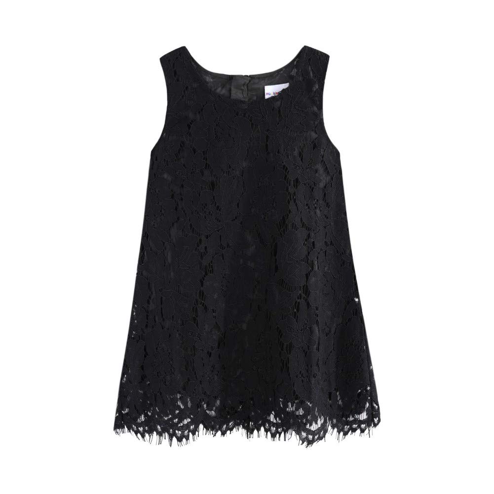 Mud KingdomGirls Lace Dress Lightweight Party Elegant with Zipper