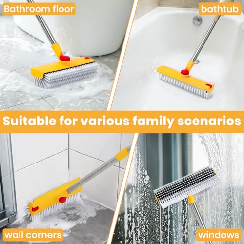 50% Off REEWII 64in Floor Scrub Brush with Scraper - Image 4