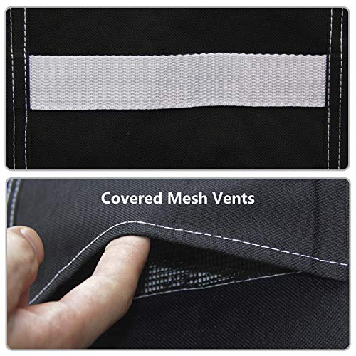 LBG Products Outside Square Black Air Conditioner Cover 28" L x 28" D x 32" H for Central AC Condenser Units - Thumbnail 3