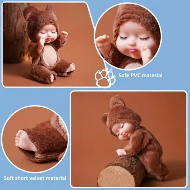 Amazon | 【CuteBaby】ベビー人形 ミニベビー 赤ちゃん人形 6個セット