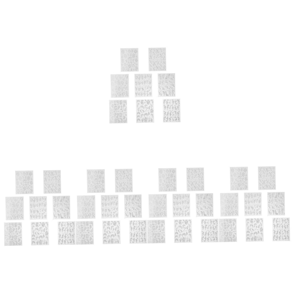 VICASKY 5 Set Adesivi Per Unghie Floreali Impermeabili Per Nail Art Decorazioni Per Unghie E Dita Per Speciali 8 Fogli*5