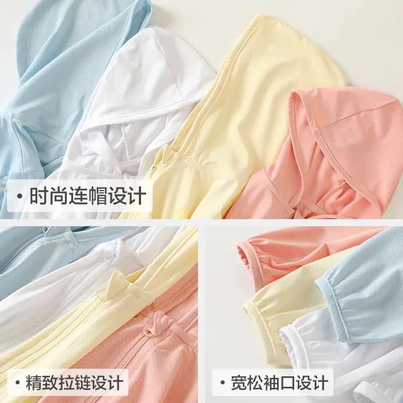 Baby Infant Toddler Lightweight and Breathable Sunscreen-Hoodie Summer Sun Protection Coat Jacket for 6M-24M Kids image 5
