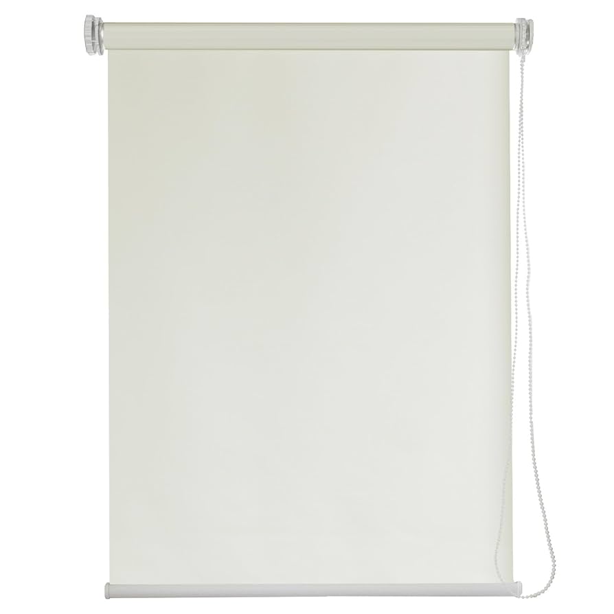 送料込み！ミルキーアイボリー ロールスクリーン つっぱり式 Amazon｜グラムスタイル ロールスクリーン 強力 つっぱり式 非
