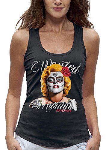 Débardeur Wanted Marilyn femme top sans manches col rond mode été vêtements femme