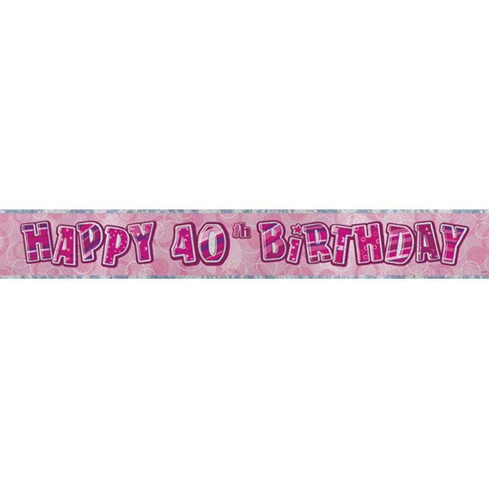 Palloncino Foil Scritta party rosa gonfiabile misura 80 x 40 cm