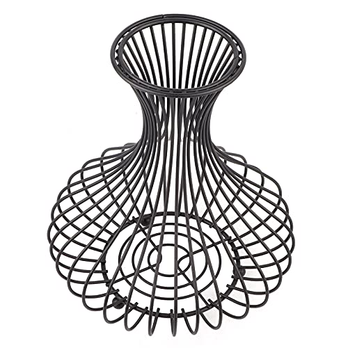 RYTTGOP Soporte de exhibición de corcho de vino negro de metal, soporte de corcho de vino, gran capacidad, decorativo de cortesía, estante de almacenamiento de corcho, jaula para RYTTGOP Soporte de exhibición de corcho de vino negro de metal, soporte de corcho de vino, gran capacidad, decorativo de cortesía, estante de almacenamiento de corcho, jaula para