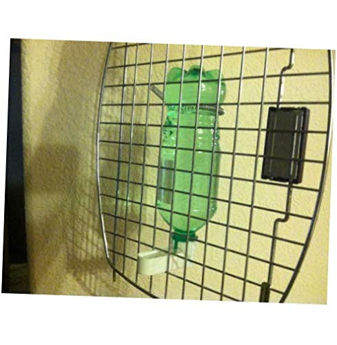 Generic 4 PK White Bird Waterer, 16 oz Capacity, Gravity-Fed, Fits 1