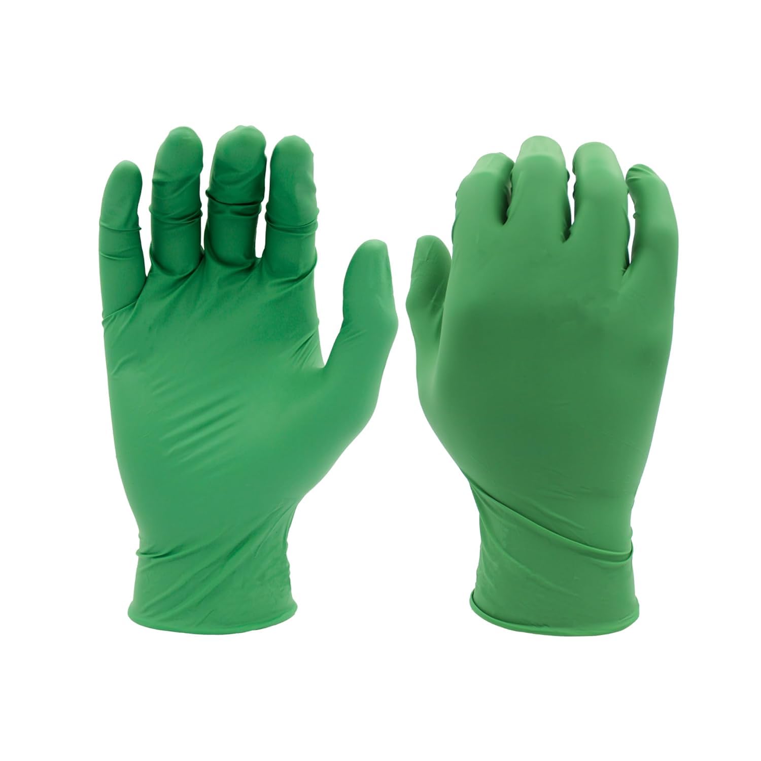 SHOWA 7705PFT Sustainable EBT Latex-Free, Powder-Free, Accelerator-Free, Nitrile Disposable Single Use Safety Gloves, 4 Mil, 9.5" Length, X-Large (1