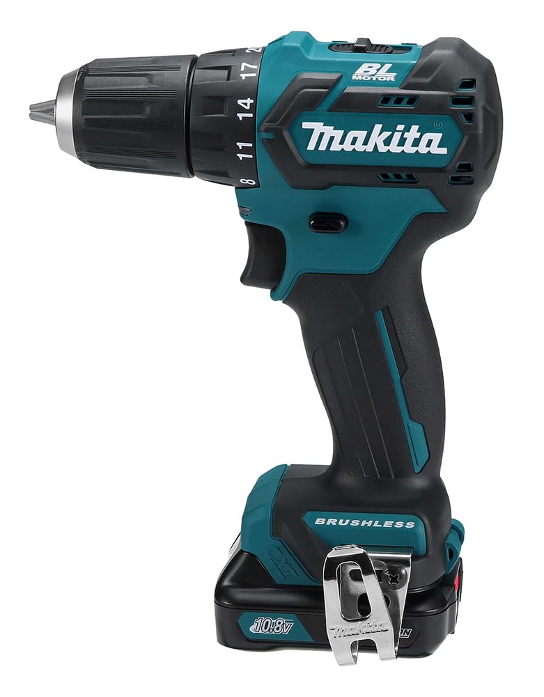 Makita DF332DSAE Bohrmaschine, 18 W, 10.8 V, Schwarz, Blau