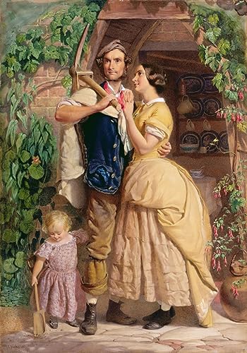 Tableau George Elgar Hicks décoration murale sur toile salon 60x90cm