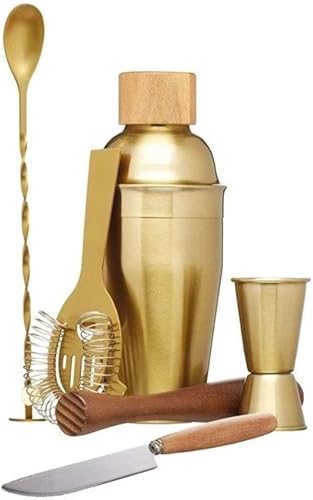 Miniatura 2 de Cocktail Making Kit (6-Piece Gift Set) -Brass Finish, 2, 28 x 32 x 28 cm