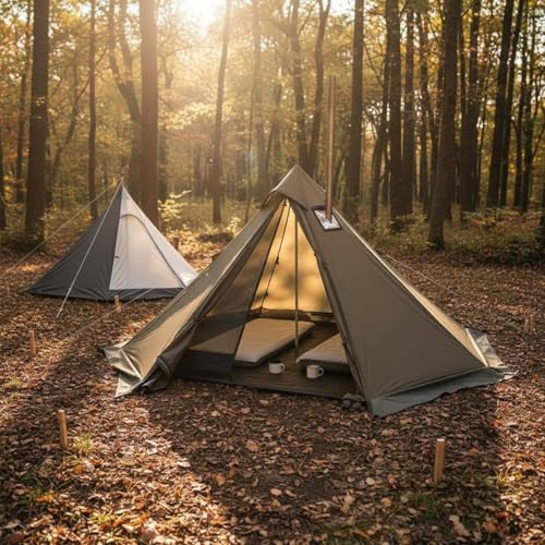 Carpa predolo para camping, 2 personas, impermeable y para clima frío miniatura 2