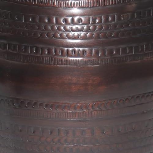 Simplihome AXCMTBL03LG-ORB Johnsen Boho 15 Inch Wide Metal Large Accent Side Table In Oil Rubbed Bronze, Fully Assembled, End thumb #6