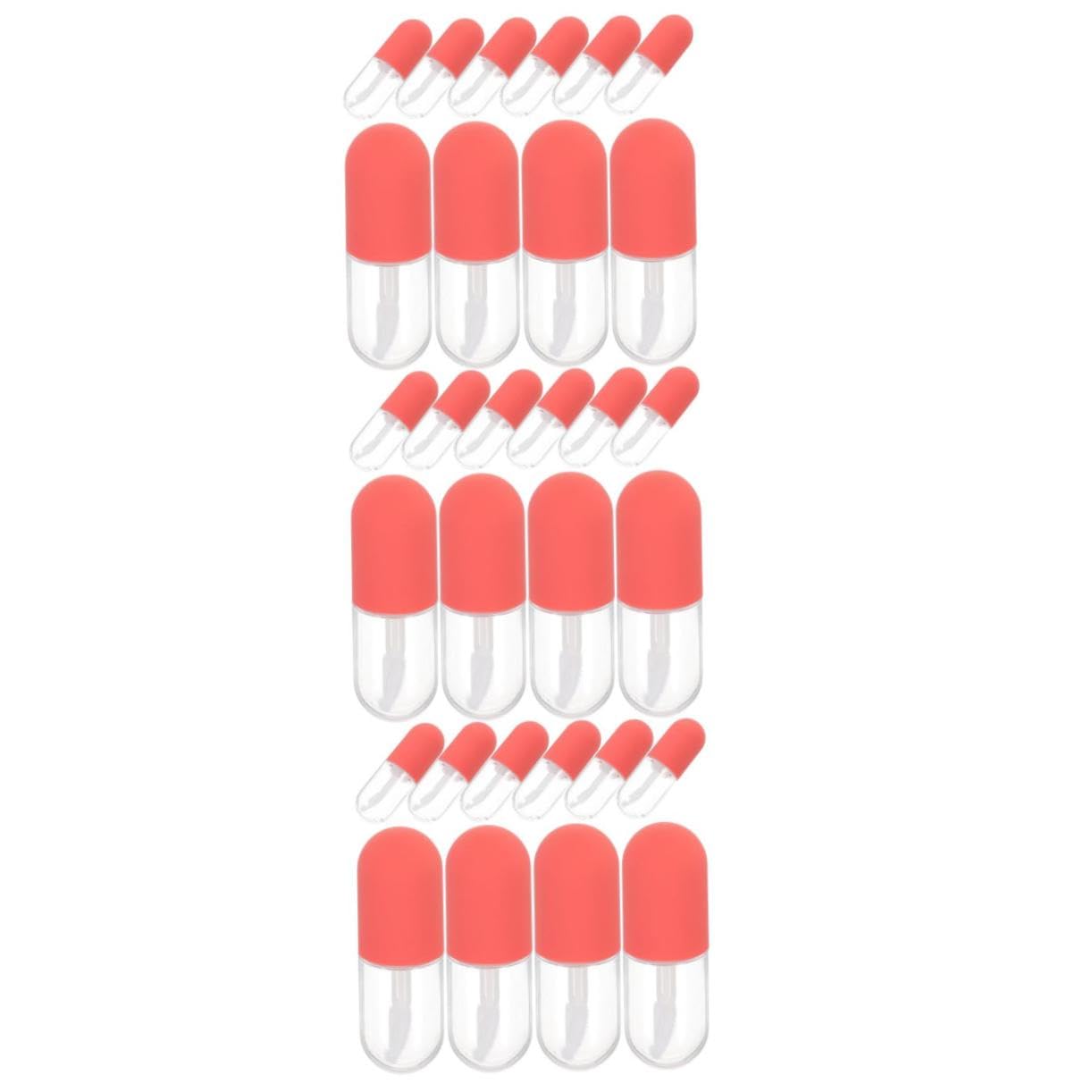 Beavorty 3 Series Tubo Vacío De Brillo De Labios Botella De Labial Tubos De Brillo De Labios Vacíos Kit Para Hacer Brillo De Labios Bálsamo Labial Botellas De Brillo De Labios 10 Piezas X 3