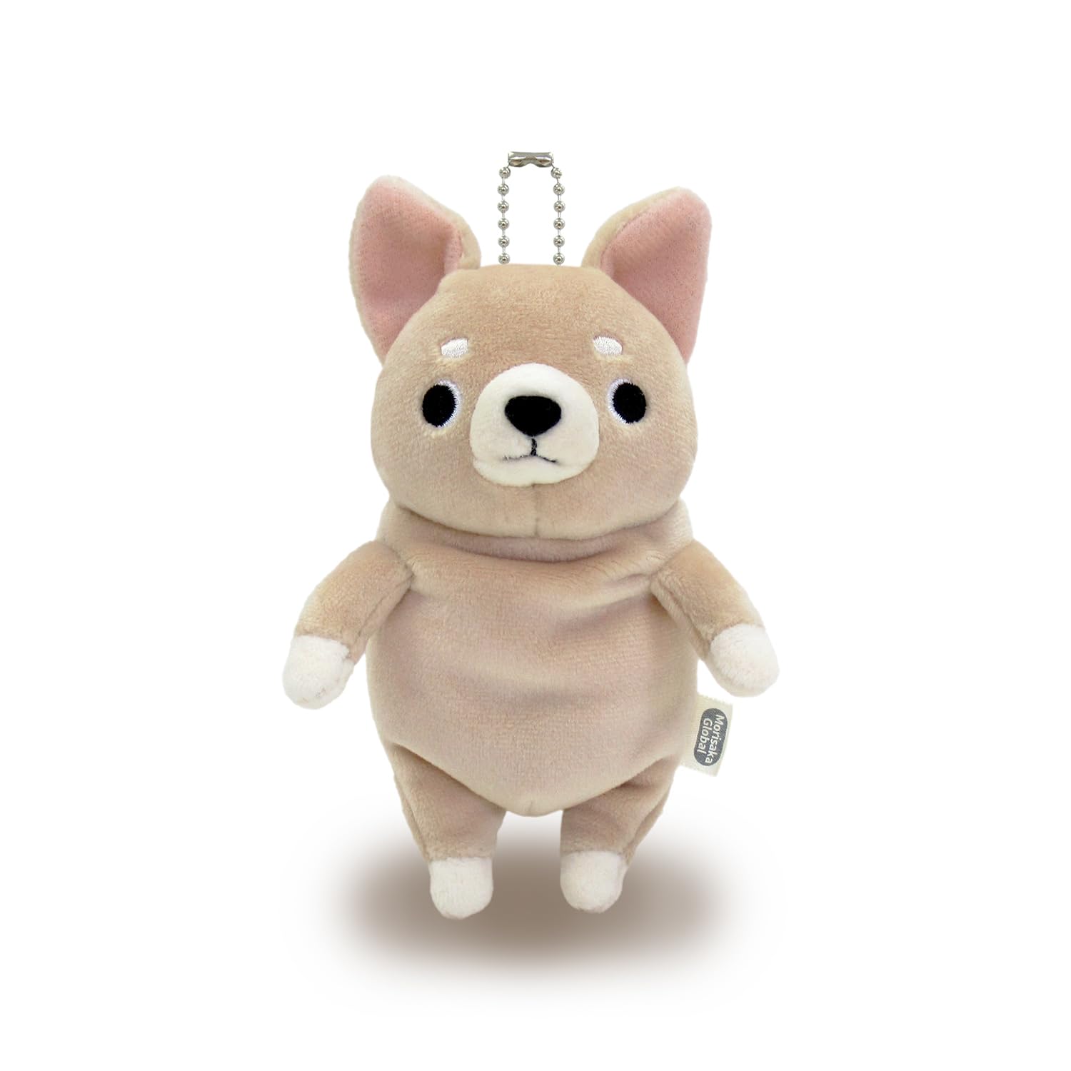 Shinada Global Mochi Series Chihuahua Mini Plush 5.5in Ball Chain Cream