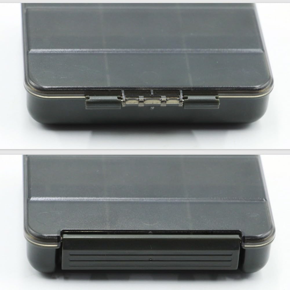 Sistema de caja de almacenamiento de pesca de carpa, kit de caja de aparejos 2+1 con para escala premarcada, múltiples compartimentos y deflectores para accesorios de aparejo