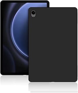 Samsung Galaxy Tab S9 FE 10.9 inch X510 Tablet ile Uyumlu Silikon Kılıf - FC155 (Siyah)
