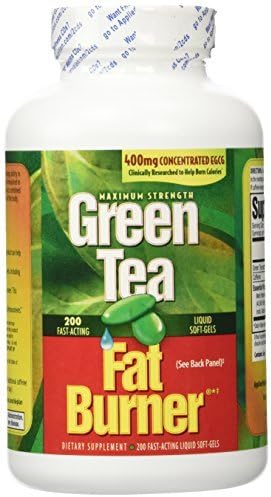 Green Tea Fat Burner? 150 Liquid Soft-Gels (Maximum Strength 100% Pure Extract) by Green Tea Extract