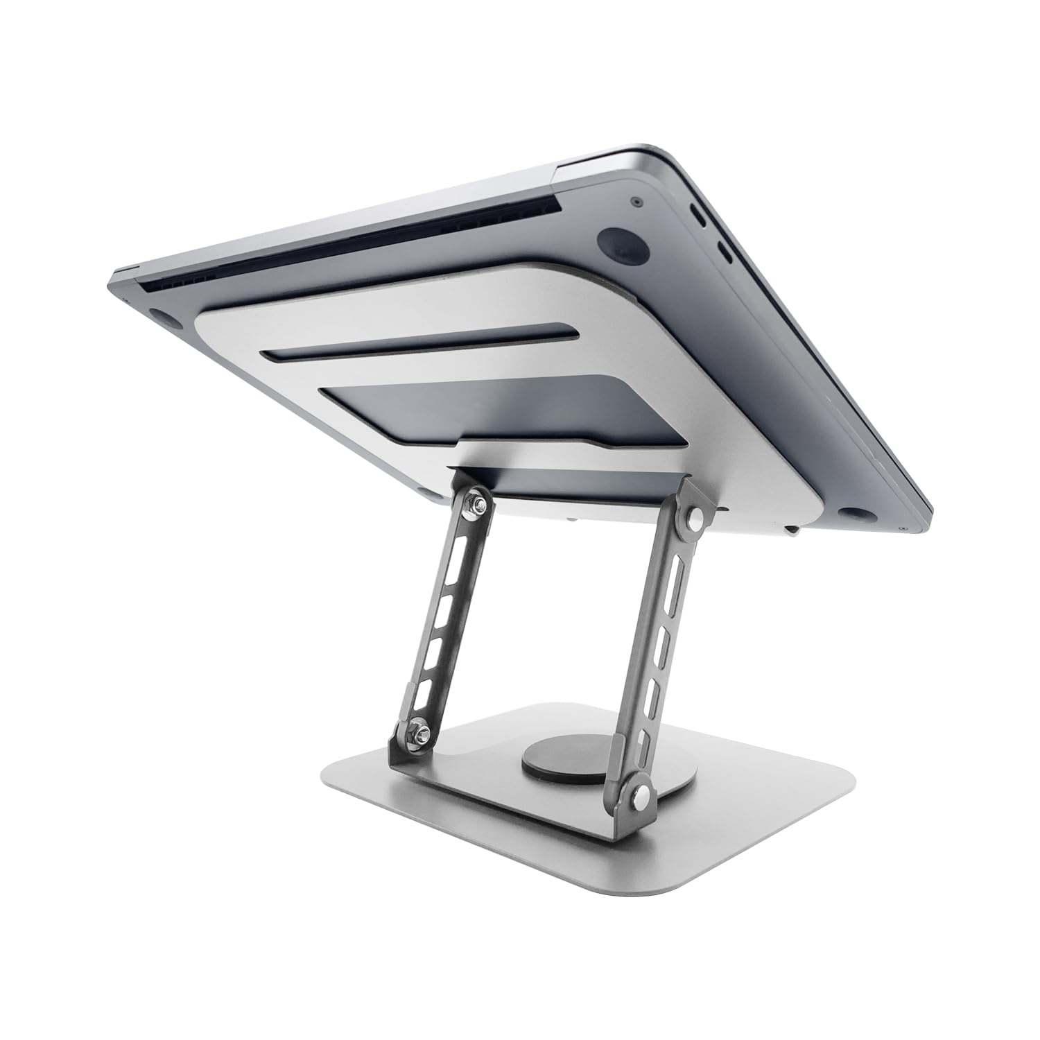 Supporto regolabile per computer portatile, supporto da scrivania per laptop, supporta la rotazione libera a 360 gradi, supporto ergonomico per computer, adatto per laptop e tablet sotto i
