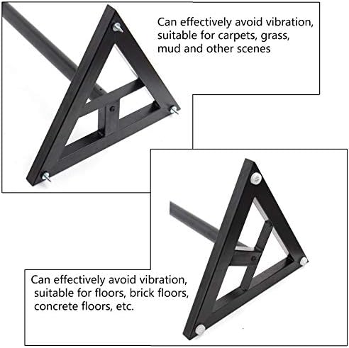 Display4top Adjustable 6 height (80 cm, 90 cm,100 cm',110 cm', 120 cm,130 cm) Floor Speaker Stand for Studio Monitor Speaker Stands Heavy Duty Metal Triangle Pair Steel Stands,2pcs