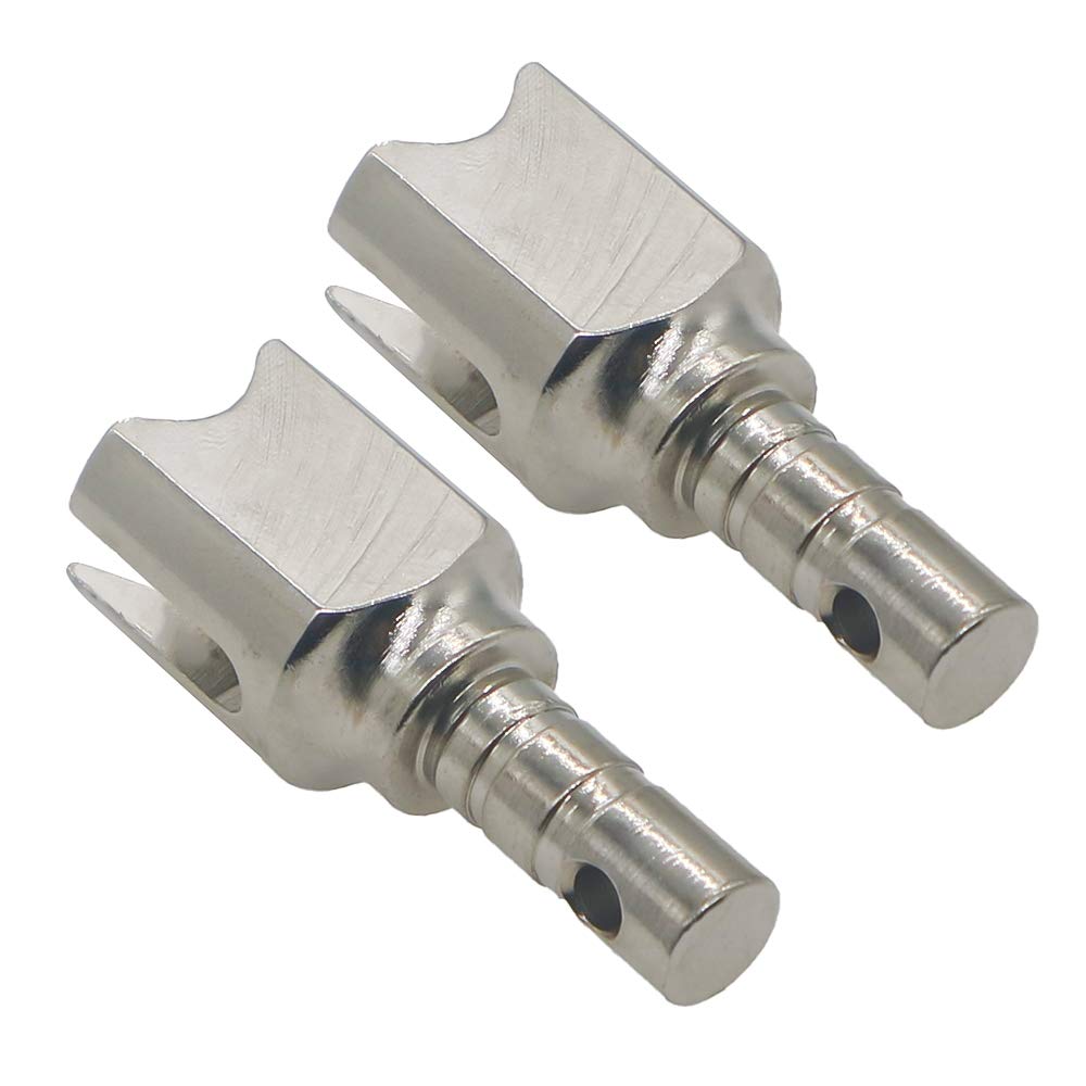RCAWD ARRMA Diff Outdrive EXB ARA310981, ARRMA Steel Diff Outdrive (FITS 29MM Diff Case) for 1/7 1/8 ARRMA Upgrade Replacement upgraded parts 2pcsSilver