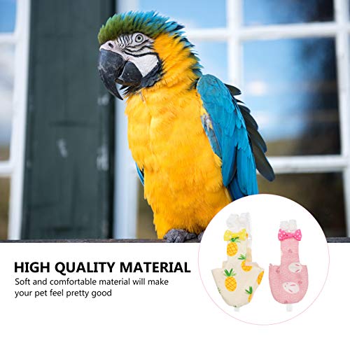 POPETPOP 2 Pezzi di Pannolino per Uccelli