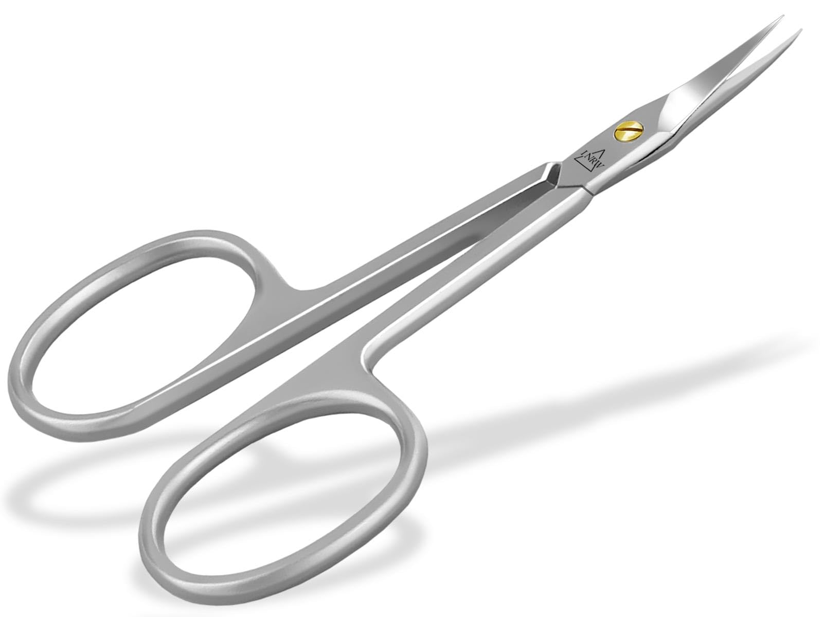 Nagelhautschere extra fein und scharf mit gebogener feiner Schnittfläche zum präzisen Kürzen von Nagelhautresten 8,5 cm Aus rostfreiem Edelstahl