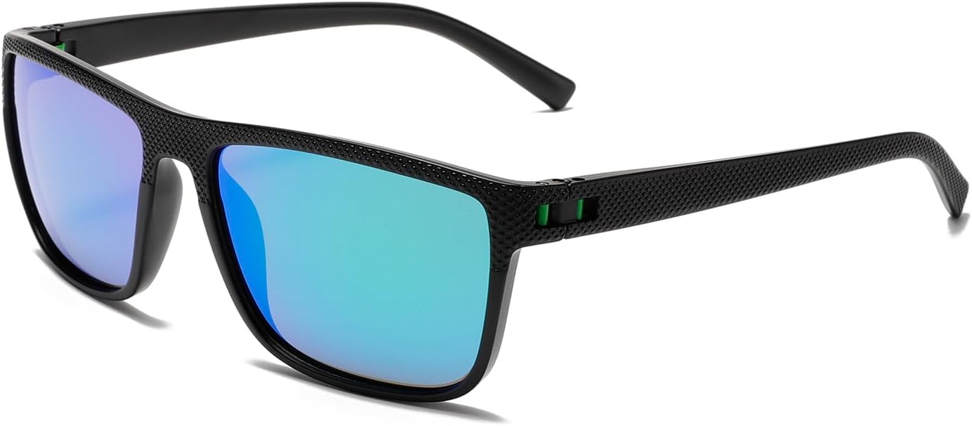 Golf Sunglasses for Men, Polarized UV400 Golf Glasses, Lightweight Sunglasses for Ball Tracking, Driving and Fishing