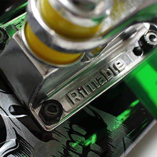 Rimable - Skateboard completo da 56 cm, black