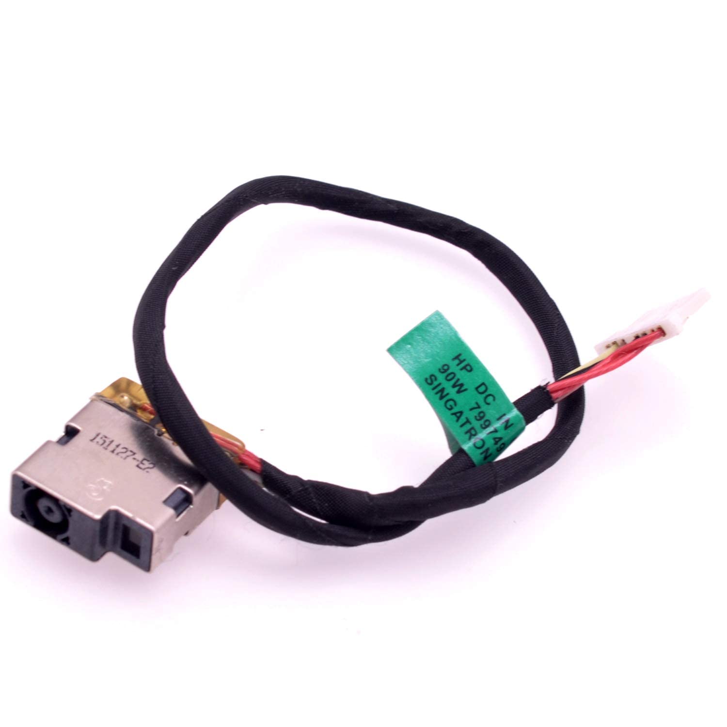 Regatech DC Power Jack Compatible for Hp 15S-EQ1038NM, 15S-EQ1038NQ, 15S-EQ1038NS, 15S-EQ1038NT, 15S-EQ1038NU Charging Port Connector Socket